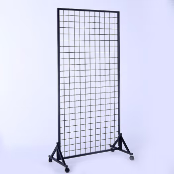 网格作品置物架落地黑色100*200